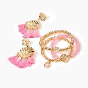 COPY - 🆕Lilly Pulitzer Earrings & Bracelet Set 🩷